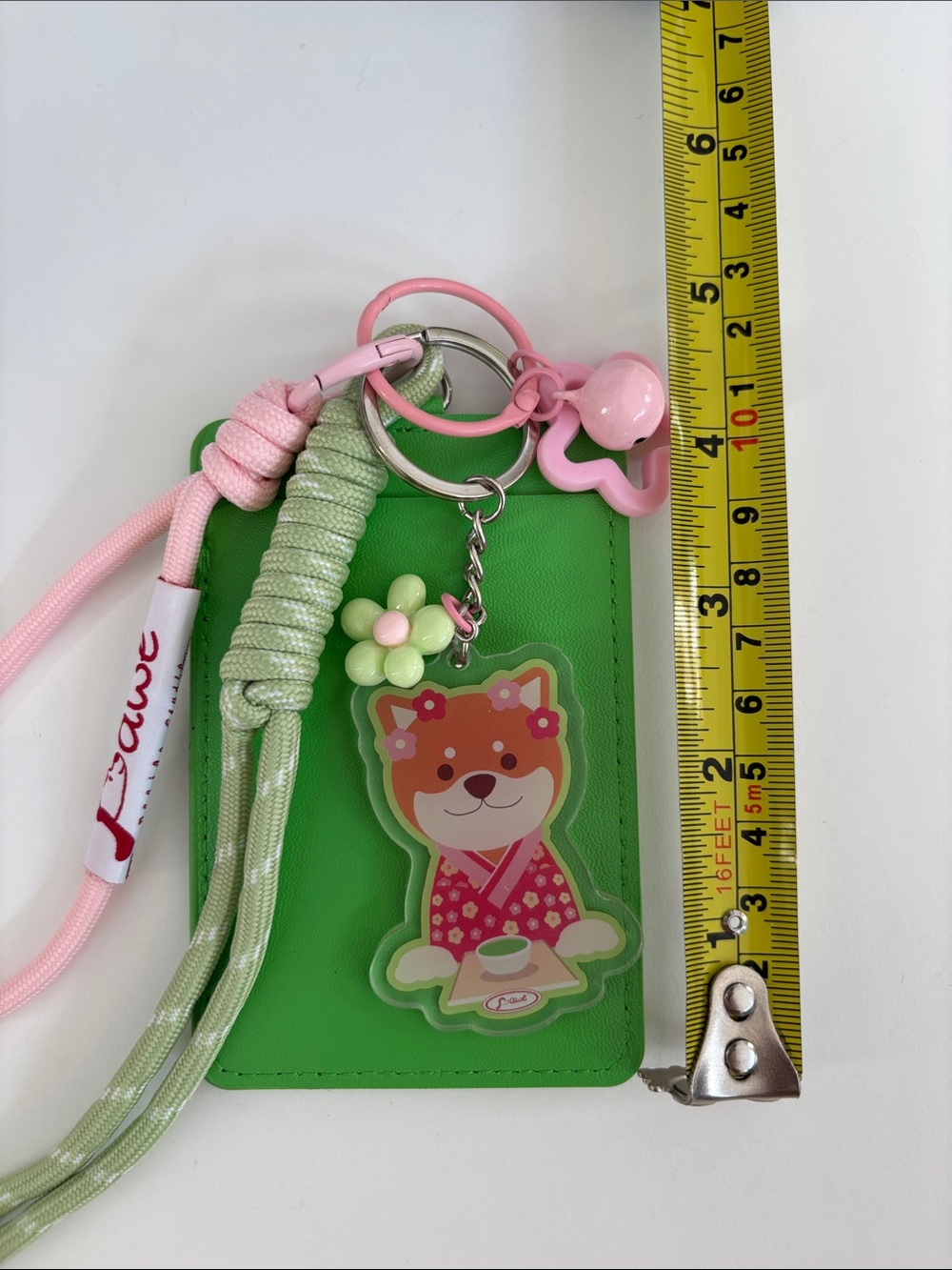 🇨🇦Shiba-Inu x Matcha 🍵 Cardholder & Keychain - Picture 5 of 7